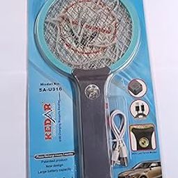 Mosquito Bat for Office and Car Use Insect Killer,Rechargeable, High Voltage Shock,Kill in One Zap-image-40