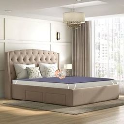 NItasha Mattress Cover for King Size Bed 84"x72"x6" - Waterproof Dustproof Mattress Protector Cover Grey Color-image-10