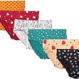 Womens Panties Innerwear Combo Ladies Printed Cotton Briefs Underwear Multicolor- Pack of 6, Multi-M, Colors and Print May Change-image-115