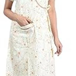 Cotton Robes,Housecoat, Nighty, Sleepwear, Night Gown for Women Ladies House Coat, Front Open Adjustable B2012-Parent-picture-56
