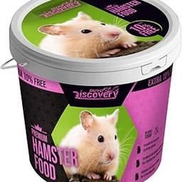 Taiyo Pluss Discovery Premium Hamster Food -1.1 kg (1 kg + Extra 10% Free Inside) Bucket Container | Daily Nutrition for Hamsters-image-21