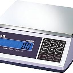 CAS ED-H Digital Weighing Scale – 15kg Capacity / 0.5g Accuracy | LCD Display with Backlight | Stainless Steel Pan (306x222mm) | Label & Ticket Printer Compatible | Precision Weight Machine-17