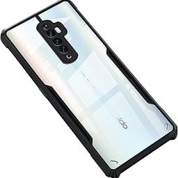 Zapcase Back Case Cover for Oppo Reno 2Z / Oppo Reno 2F | Compatible for Oppo Reno 2Z / Oppo Reno 2F Back Case Cover | Clear Case with Camera Protection | (TPU + PC | Matte Black)-image-84