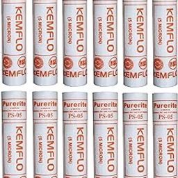 RAINFORD Ro Water Filter Candles, Pre Filter Cartridge, Pp Spun Filter 10 Inch, 5 Micron, 85 gm Sediment Filter, Filter Candle for Ro Water Purifier (Pack of 12)-image-52
