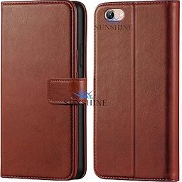 Leather Vintage Shock Proof Flip Case Back Cover for Vivo Y71i Sport (Flexible | Leather Finish | Card Pockets Wallet & Stand |Brown)-image-50