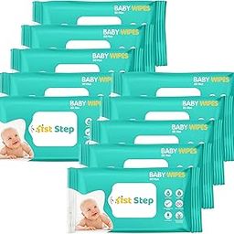 1st Step Baby Wet Wipes Enriched With Aloe-Vera And Jojoba Oil (80Pcs, Pack Of 10)-17