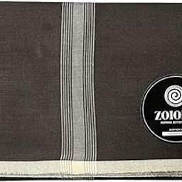 Premium Pure Cotton Lungi | Premium Ethnic Wear | Chocolate Lungi for Men | Hem-Stitched 100% Cotton Mundu | Single Dhoti | Pure Cotton Lungies for Men-picture-45