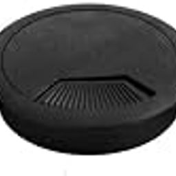 Generic Desktop Round Shape Wire Outlet Grommet Cable Cord Hole Cover 3 Pcs Black-24