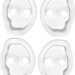 VELURA Generic Car Door Lock Cover Premium Car Silicone Door Latch Cover white and 4 pieces|1 13 Pin Trailer Socket Tester|Seat Covers| Parts & Accessories-33