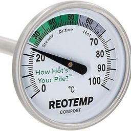 Reotemp 20 Inch Celsius Backyard Compost Thermometer with Digital Composting Guide-30