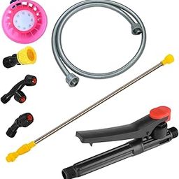 Farmearth Agriculture Sprayer Spare Parts Kit – Heavy Duty Pipe, Trigger, Stainless Steel Lance, 4 Nozzle Set | Compatible with Battery & Manual Knapsack Sprayers-16