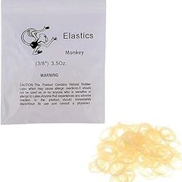 SUPERCART® 3/8" Medium-3.5Oz Dental Supply Orthodontic Elastic Gap Teeth Rubber Bands and Floss For Braces (100 Bands)-picture-23