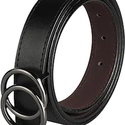 winsome deal Women’s Artificial Leather Black Belt – Stylish & Adjustable Belt for Jeans, Dresses & Casual Wear-picture-15