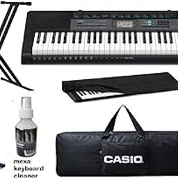 casio keyboard CTK-2550, 61-Keys Standard Keyboard with Keyboard Stand/Adapter/Bag and Dust Cover Combo Pack-16