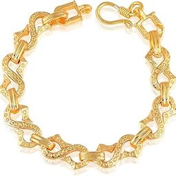 Gold Plated Good Looking Braclet for Men's & Boys-19