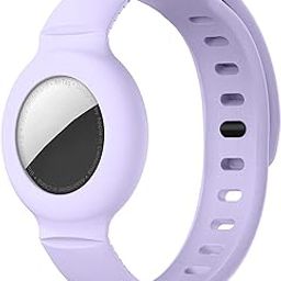 Watchband Compatible for Airtag Soft Silicone Protective Sleeve Skin Cover with Tracker ,Children/Elderly Anti-Lost Locator-picture-13
