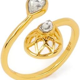 shaya by Caratlane Queen of Encouragement Ring in Gold Plated 925 Silver for women-picture-22