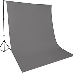 Grey Photography Backdrop Polyester Background for Photo Shoots, Videos, and Events - Durable & Foldable (4 * 6)-13