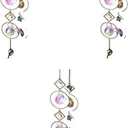 HASTHIP® Sun Catcher Hanging for Home Decor 12.9 inches Multi-Faceted Dazzling Star Charm Reflective Colorful Sun Light Shining for Room 3PCS-image-66