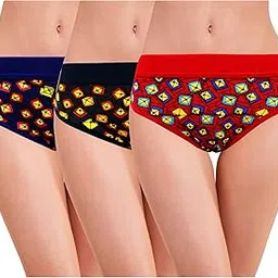 rc. royal class Women Cotton Printed Hipsters (Pack of 3)(Multicolored)-picture-1