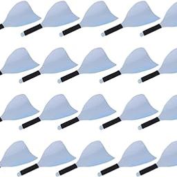 CALANDIS™ Set of 20, Hairspray Face Shield Barber Salon Mask Transparent Blue 13inches | Salon & Spa Equipment-image-21