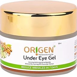 ORIGEN Soothing & Revitalizing Eye Gel for Dark Circles, Puffiness & Wrinkles, Hydrating Formula with Caffeine & Aloe Vera -50ml-76