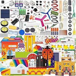 Kit4Curious 245 Experiment Kit - 220 Diy Projects + 20 Exclusive Stem Activities + 5 Solar Projects Educational Learning Smart Toy, Games And Machine Making Kit For Kids-31