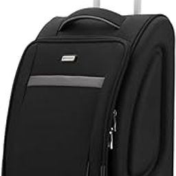 Sleek 38L Overnighter Trolley Bag with Wheel for Travel | Small Cabin Luggage Suitcase for Men & Women (Black)-16