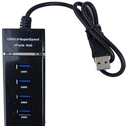 VENTURER USB Hub 3.0 for PC Computer Accessories 3 gbps Data Transfer High Speed USB Port Extension Compatible for Laptop Desktop MacBook Mac Pro Mac Mini iMac PC-22