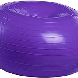 ATORSE Yoga Ball Pilates Donut Balance Fitness Ball for Workout Home Gymnastic Purple B-image-23