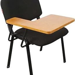 Mahmayi Gamma 502W Student Chair – Durable Metal Legs - Padded Seat Cushion - Student Writing Chair - Ergonomic Design - (Black)-image-40