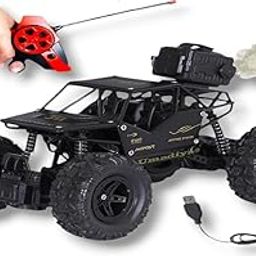 Umadiya Offroader 2Wd Rc Car High Speed | 5 Functions 1:18 RC Car with Smoke Fog | Styled as Rock Crawler Climbing Monster Truck | Rechargeable Remote Control Car for Kids (Multi-Color)-16