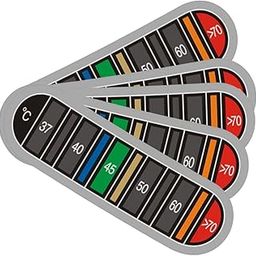 Coffee Discoloration thermometers Sticker Waterproof for thermometers-20