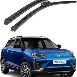 Wheelyfine® Car windshield replacement wiper blade set banana type frameless suitable for Mahindra XUV400 (pack of 2) Dr-24 inch, Pa-16 inch-image-38