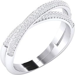 14k (585) White Gold Ring for Women-image-60