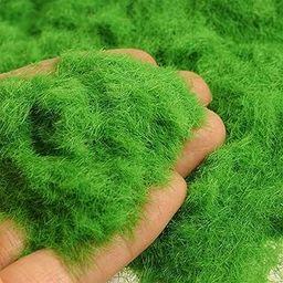 Tdas 200 Grams Artificial Grass Moss Powder Green Simulated Fake DIY Mini Fairy Garden Miniatures Landscape Mini Indoor Flowers and Grass Pots Fairy Decoration-18