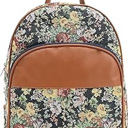 Jacquard Backpack for Women | Stylish and Trendy Bag for Office and College | Casual Spacious Backpack Hand Bag for College Girls Women-23
