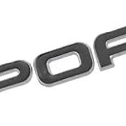AutoBizarre 3D Raised Metal Sport Monogram Emblem Badge Sticker for All Cars & Bikes (Black Silver)-image-40