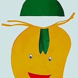 baby & fashion mango costume mango dress Fruit and Vegetable Costume Cutout with Cap For Kids Healthy Food Costume For Boys & Girls Tracksuit Not Included-23