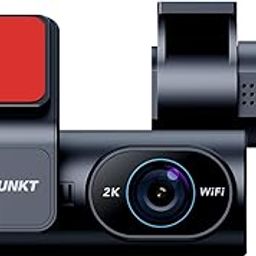 Blaupunkt Dashcam - DC 4050 WiFi Dual Camera 2K +1080P, Dual Port Charger, G Sensor, 256GB SD Card Capability, Mobile APP, 140° Wide Angle View, Built-in Mic and Speaker,Time & Date Stamp-23