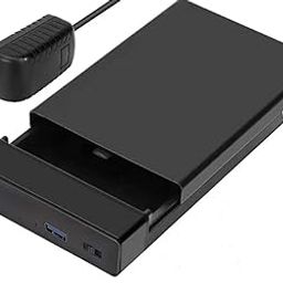 RuhZa 3.5 Hard Drive Enclosure for 3.5'' SATA SSD HDD USB 3.0 Hard Disk Case Black (RT-SM3.5RD)-image-99