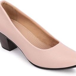 Women Comfortable Block Heel Pointed Toe Slip On Fashion Shoes for Daily use, Office use, Casual use-11