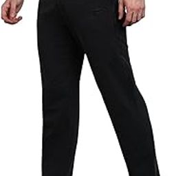 Men's Cotton Stretchable Ankle-Length Trousers | 3-Pocket Loose Fit | Comfortable Machine-Washable Pants-image-40