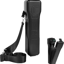 GEEKRIA Portable Protective Cage Compatible with DJI Osmo Pocket 3 Action Camera, Storage Box Case Cover, Hard Case Scratch Resistant Protective Case with Lanyard (Black)-image-44