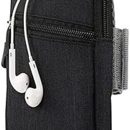 ZAPORA Arm Band Universal Cellphone Bag Case For Screen Large Capacity Phone Case On Hand Sports Phone Pouch Zipper Arm Bag (Color : Hortel�)-image-26
