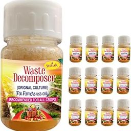 Waste Decomposer 12 Bottles | Wdc Organic Waste Decomposer for Agriculture, Plants, Gardening, and Farming | Compost Maker | Vegetable Waste Decomposer | Bio-Waste Decomposer (12)-11