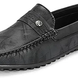 server Loafers for Men Casual Shoes | Slip-on Closure | Stylish Slip on Loafer Shoes | Perfect Business Casual |Back Open Shoe | Men's Loafer Shoe-picture-1