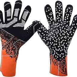 bnf® Football Goalkeeper Gloves Thickened High Performance Sport Goalie Gloves Orange and Black | Team Sports | Soccer | Clothing, Shoes & Accessories | Gloves-picture-13