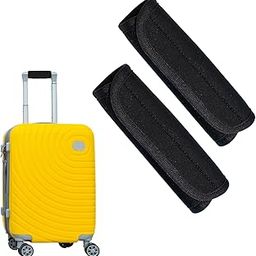 2PK Neoprene Luggage Handle Wraps Soft, Comfortable, and Protective Grip Covers for Travel Bags Essential – Black-40