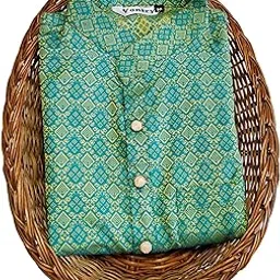 voniry Men Regular Full Sleeve Jacquard Kurta-picture-17